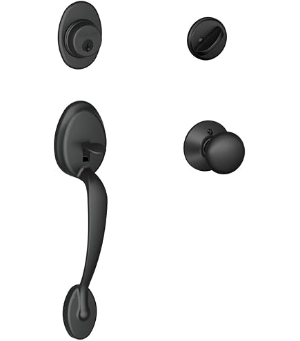 Schlage F60 V PLY 619 GEO Plymouth Front Entry Handleset with