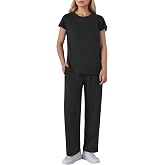 Latuza Women's Petite Lounge Sets Cap Sleeve Tops and Pants 2 Piece Outfits