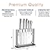 May Fifteenth Stainless Steel 6 Pieces Kitchen Knives Set (5 Knives plus and Acrylic block) MF-1710K