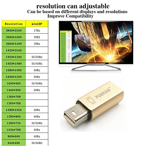 FUERAN Mini DP - DisplayPort Display Emulator EDID Emulator - Want It All