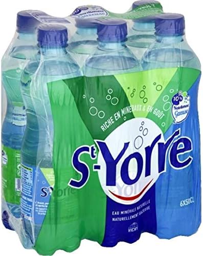 St Yorre Eau Minérale Naturelle Gazeuse Les 6 Bouteilles