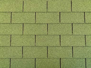 Isolbau Dachschindeln Rechteck - Dachpappe als Bedachung für Gartehaus, Vogelhaus, Hundehütte - Grün, 21 m² (7 Pakete)