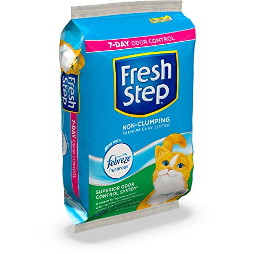 Fresh Step NonClumping Premium Cat Litter with Febreze Freshness
