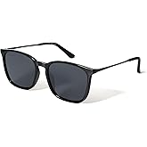 VANLINKER Vintage Square Polarized Sunglasses Men Women Classic Trendy Rectangle Metal Frame Sun Glasses VL9771