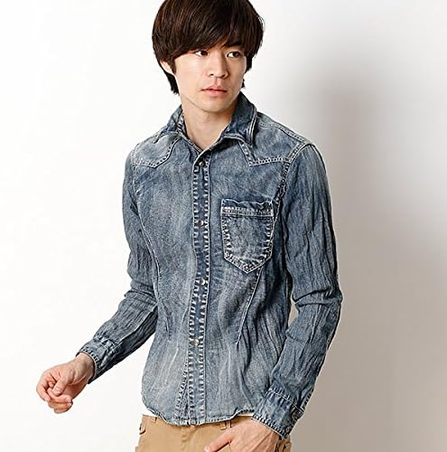 Amazon シュリセル Schlussel デニムシャツ ブルー M コート ジャケット 通販