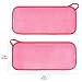 Miracle Face Erase 2 Pack Makeup Remover Face Cloths, Chemical-free, Microfiber, 6 Hair Ties (2 Count, Pink)