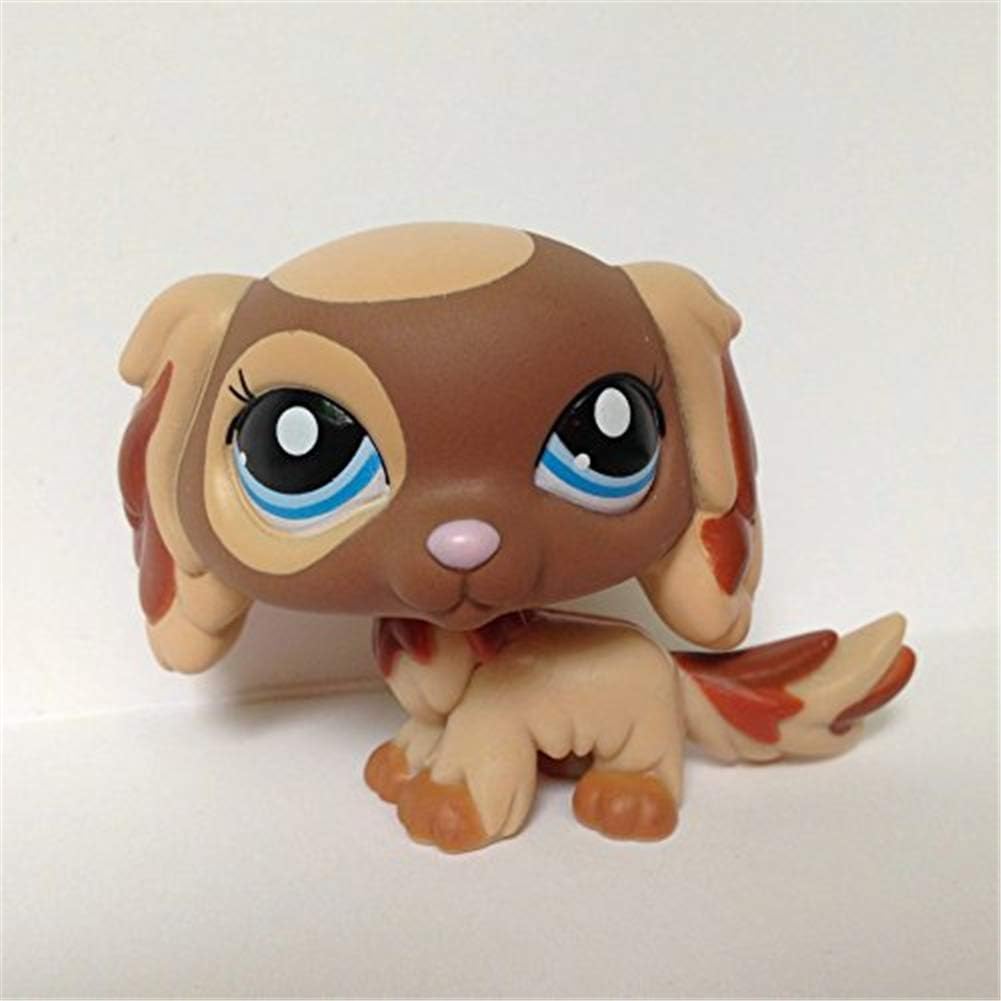 Pet Shop LPS Action Figure Tan Cocker Spaniel Dog Brown Diving Ears Girl Toy Valuable Collectibles Loose Cute lps,LPS2570