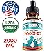 Organic Hemp Oil for Dogs and Cats - 2000MG - Premium Hemp Extract - Anxiety Relief for Dogs - Grown & Made in USA - Omega 3, 6 & 9 - Supports Hip & Joint Health - Natural Relief for Pain