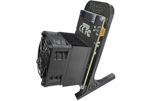 Black Bitaxe 801 Solo Miner 2.55 TH/s Bitcoin ASIC Miner, Low Power BTC Mining Hardware, Silent & Low-Noise Home Crypto Miner