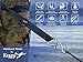 Krazy Outdoors Hammock Tree Straps - 11 Feet Long Heavy Duty Adjustable Polyester Seatbelt Quality - 1000lbs Capacity