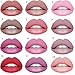 Ownest 12 Colors Matte Nude Lipstick Set, Waterproof Long Lasting Lip Gloss Kit,Non-Stick Cup Velvety Liquid Lipstick Set