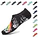 EQUICK Water Socks Durable Aqua Fins Barefoot Shoes New Version Updated Size Beach Pool Swim Surf Yoga Exercise