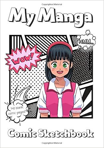 My Manga Comic Sketchbook Blank Comic Strip Pages To Fill With Manga And Anime Cartoons Publishing Purple Monkey Amazon Com Books