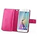S6 Case, Galaxy S6 Case, Joopapa Samsung Galaxy S6 Wallet Case,Pu Leather Case Magnet Wallet Credit Card Holder Flip Cover Case Built-in 9 Card Slots & Stand Case for Samsung Galaxy S6 (Pink)