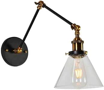 WYKDL Rústicas Aplique de la Pared de Cuello de Cisne Barn Luces con la