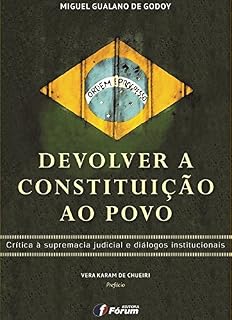 Livro Devolver a constituição ao povo: crítica à supremacia judicial e diálogos institucionais