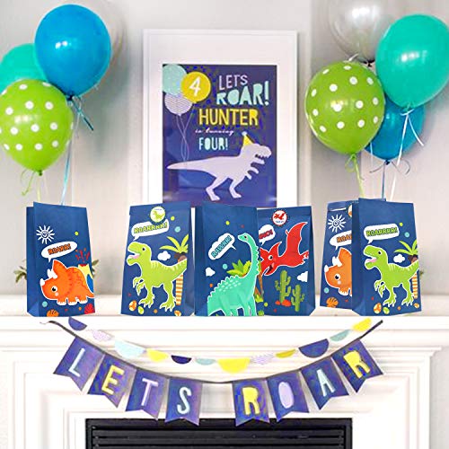 5 Dinosaur+Goodie+Birthday+Supplies+Including+Stickers