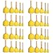 WFPLUS 40pcs 5 Sizes Round Paint Foam Sponge Brush Set Kids Painting Tools Sponge Stippler Set for Painting Crafts and DIY