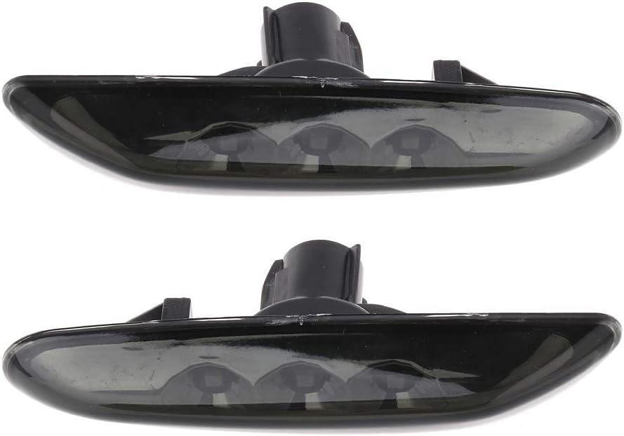 2 Pcs LED Side Lights Turn Signal Lights Indicator Compatible with BMW E82 E60 E90 By Baodanjiayou