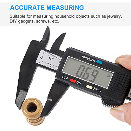 image for Digital Caliper, Anytrp 0-6 inches Vernier Caliper with Large LCD Scre