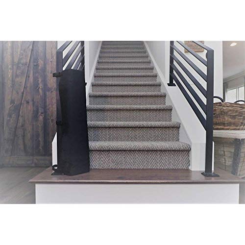 The Stair Barrier Baby and Pet Gate NoDrill Portable Banister to