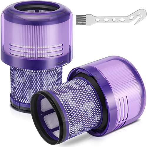 2 Pack Premium V11 V15 Replacement Filters Parts Compatible with Dyson