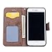 iPhone 6S Case,iPhone 6 Case,ikasus Embossing Love Heart Butterfly Flower Flip Folio Wallet Case PU Leather Stand Card Slots Protective Case +Touch Pen Dust Plug for iPhone 6S / 6 (4.7