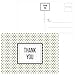 60 Postcards - Modern Thank You - 6 Different Patterns and Colors