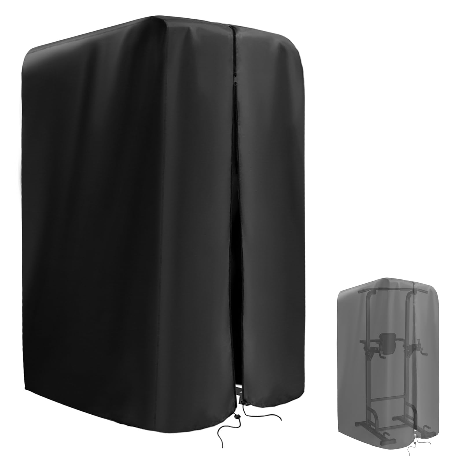 Photo 1 of Kingling Pull Up Bar Station Cover, Pull Up Bar Stand Cover for Power Tower Home Strength Training Dip Stands Waterproof & Dustproof Protective - 42"L x40"W x88.2"H