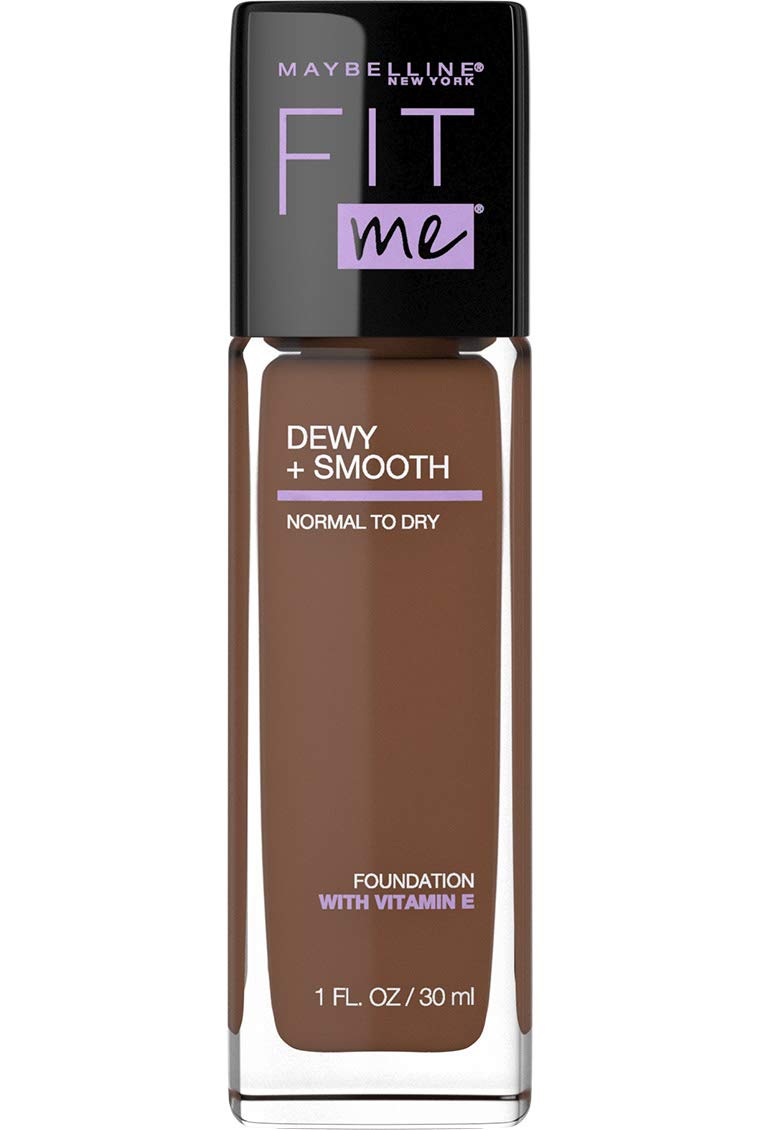 Maybelline New York Fit Me Dewy + Smooth Foundation Makeup, Java, 1 Fl. Oz (Pack of 1)