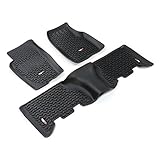 Rugged Ridge 12987.31, All Terrain Floor Liner Kit, Front/Rear, Black, 1993-1998 Jeep Grand Cherokee ZJ