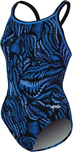 Dolfin Swimwear Magma Dbx Back - Blue Magma, 38