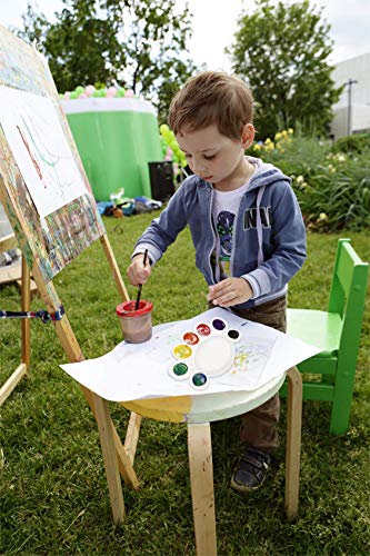 image for PAXCOO 32 Pcs All Purpose Paint Brush Value Pack, Nylon Hair Artist Ac