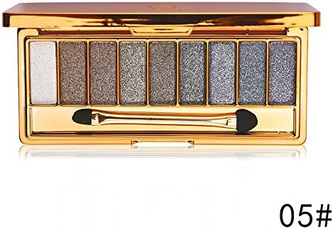 CASA SHOP Professional Eye Shadow Maquillage 9 Colors Diamond Bright Makeup Eyeshadow 05