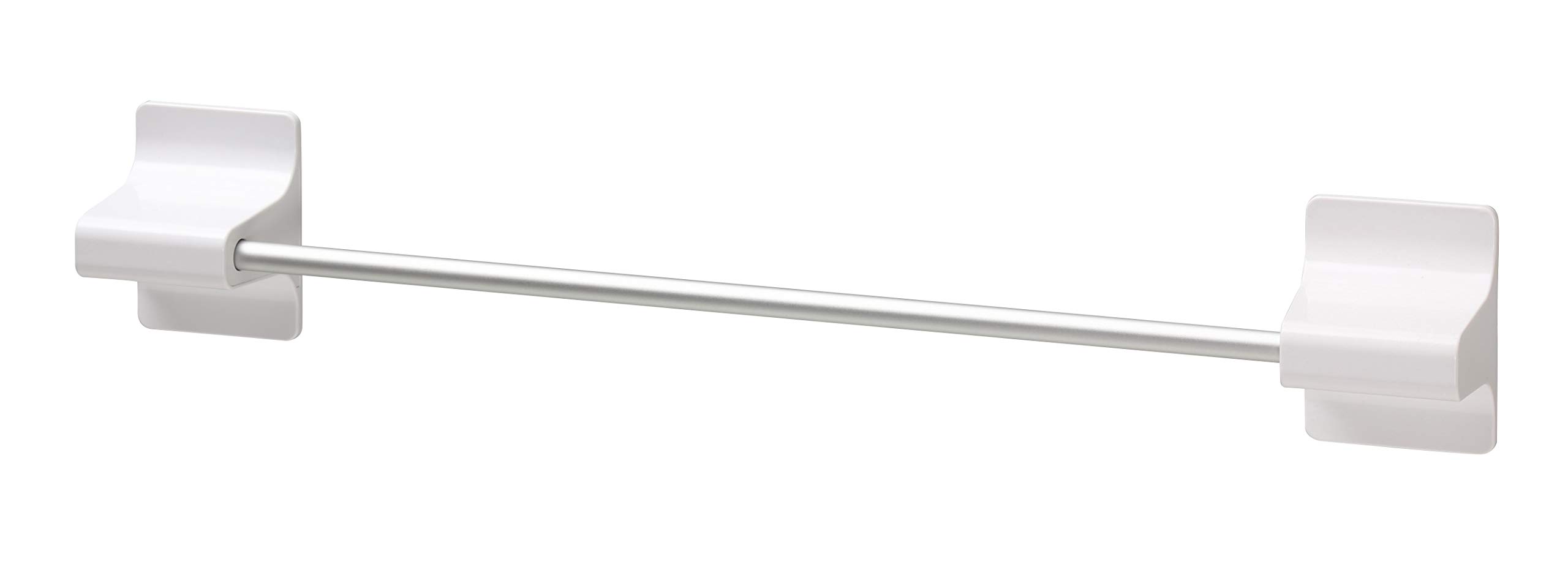 東和産業 浴室用ラック ホワイト 約46.6×5.6×8cm 磁着SQ マグネット浴用タオルハンガー 39210 の商品画像