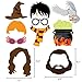 28pc Magical Wizard School Photo Booth Props For Children Birthday Party Supplies,Dress Up Novelty Decorations