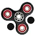 Toplay Fidget Spinner Toy Stress Reducer Ceramic Bearing - Perfect For ADD, ADHD, Anxiety, and Autism Adult Children (Black-red)