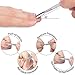 Ejiubas Cuticle Pusher Cuticle Nipper Surgical Grade Stainless Steel Cuticle Trimmer Cuticle Remover Tool Set for Fingernails and Toenails Pedicure Manicure Tools