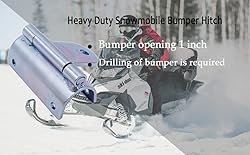 Snowmobile Bumper Hitch,Bumper Tow Hitch 1" for for
