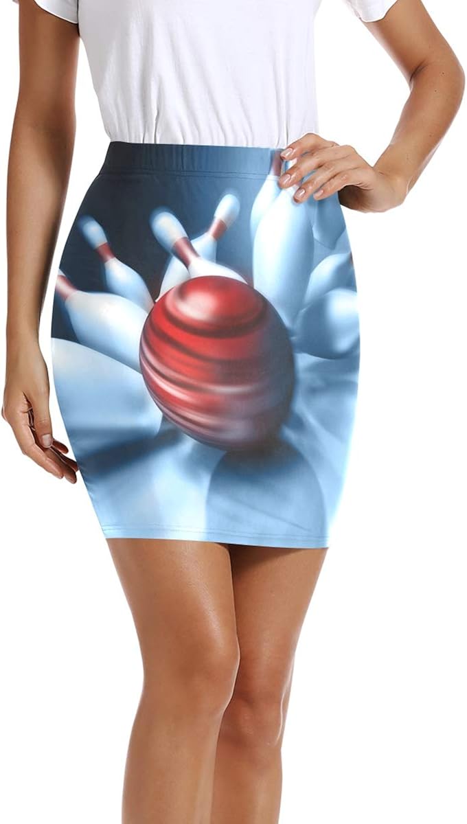 ladies grey bowling skirts