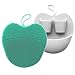 INNERNEED Manual Silicone Face Brush Facial Scrubber Pads for Cleansing, Exfoliating, Anti-Aging Face Massage, Handheld for Sensitive and All Kinds of Skin (Pack of 2)
