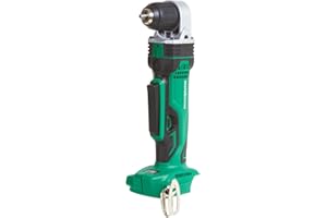 Metabo HPT 18V Lithium Ion 3/8 Inch Right Angle Drill, Keyless Chuck, Paddle Switch, Side Handle, Variable Speed, LED Light, Compact Power Drill, Tool Only, DN18DSLQ4