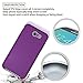Galaxy J7 V 2017 Case,Galaxy J7 Perx Case,Galaxy J7 Prime/ J7 Sky Pro/Halo Case with Screen Protector,NiuBox Dual Layer Armor Shock Absorption Protective Phone Case for Samsung Galaxy J7V 2017-Purple