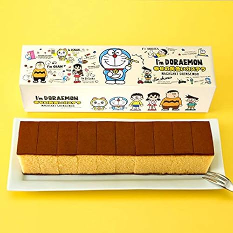 Amazon 長崎心泉堂 アイムドラえもん コラボ トートバッグ付 長崎カステラ 310ｇ 和菓子 ドラえもん プレーン 食べ物 お土産 ギフト 長崎心泉堂 和菓子ギフト 通販
