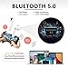 True Bluetooth Headphones, Noise Canceling Headphones with Charging Case Built-in Mic TWS Stereo Hi-Fi Sound Bluetooth Headset Touch Control in-Ear Earphones for Work/Running/Travel/Gym (White)thumb 2