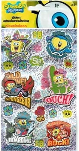 Amazon Co Jp スポンジボブ Spongebob キラキラステッカー キャラクター かわいい アメ雑 アメリカン雑貨 ホビー 通販