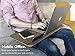 Slate 2.0 Mobile LapDesk – The Essential Laptop Accessory for Students, Professionals, Designers, and Gamers (With Desk Space, For 11 to 13 inch Laptops, Limited Walnut Bamboo)thumb 4