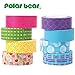 Polar Bear® Washi Masking Tape Collection, 0.59 Inch X 10 Yards Each, Set of 8, (WT-1508)