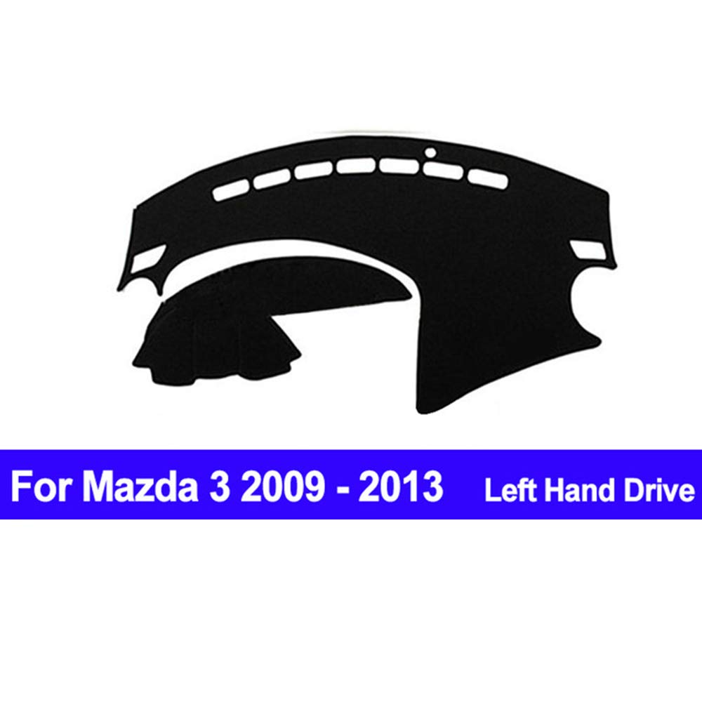 AUCD Car Dashboard Cover for Mazda 3 M3 BL 2009 2010 2011 2012 2013 Automobile Dash Mat Dashboard Pad Carpet Anti-UV Anti-Slip