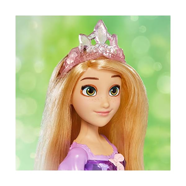 Disney Princess Royal Shimmer Rapunzel Doll, Fashion Doll with Skirt and Accessories, Toy for Kids Ages 3 and Up